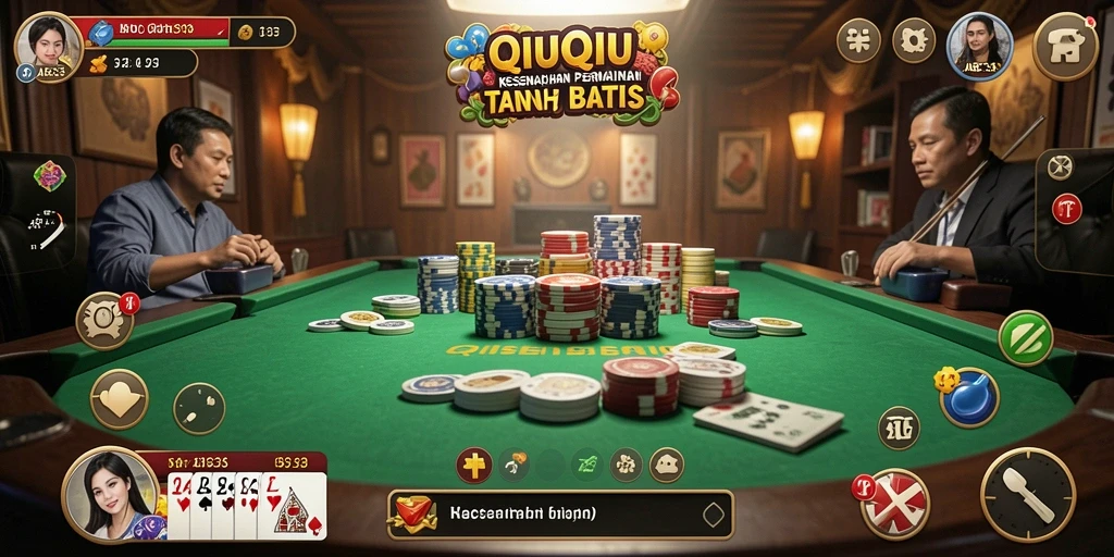 Screenshot menampilkan serunya gameplay QiuQiu di ABC33.