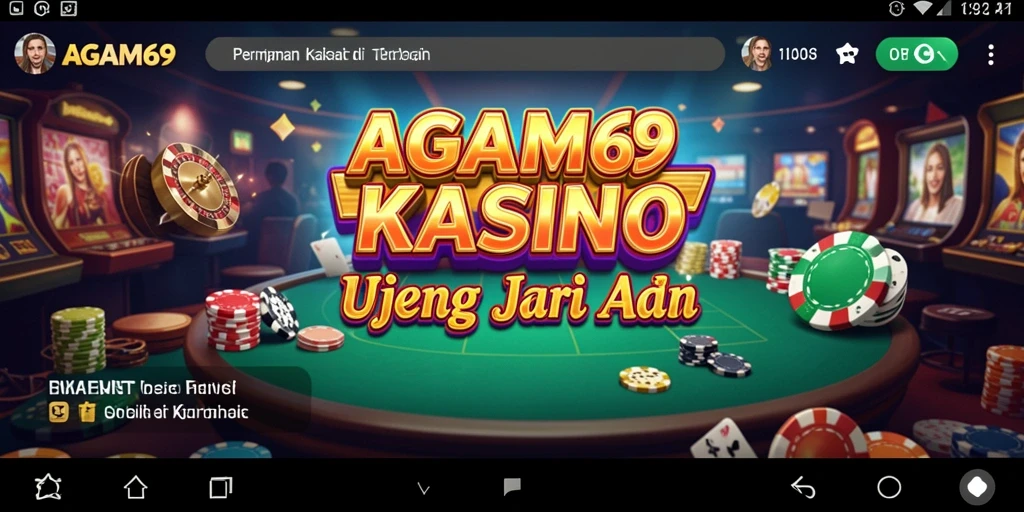 Tampilan gameplay AGAM69 yang menarik dan penuh warna.