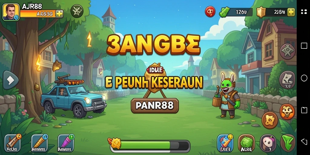 Tampilan gameplay AJR88 yang menarik dan penuh warna.