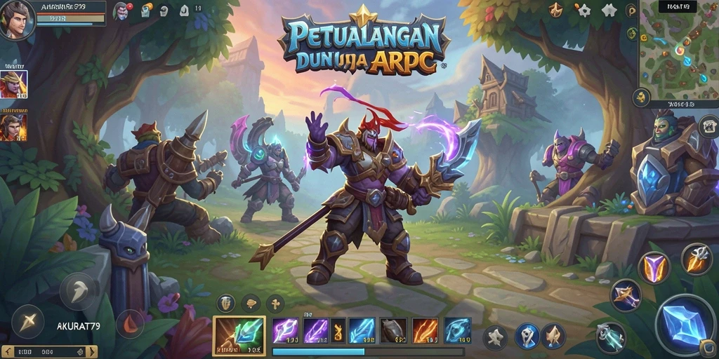 Tampilan gameplay menarik dari AKURAT79 di dunia ARPG.