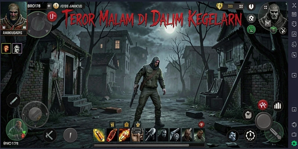 Gameplay seram BRO178 menampilkan elemen kejutan yang menegangkan.