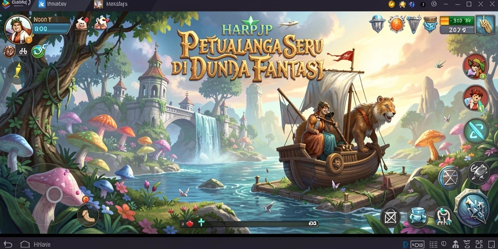 Tangkapan layar gameplay HARAPJP yang penuh aksi dan tantangan.