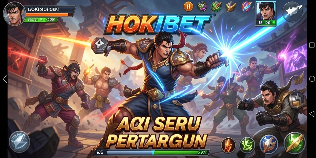 Tampilan gameplay HOKIBET yang penuh aksi dan seru.