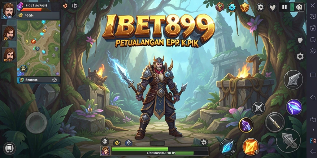 Tampilan gameplay RPG yang menarik dalam IBET899.