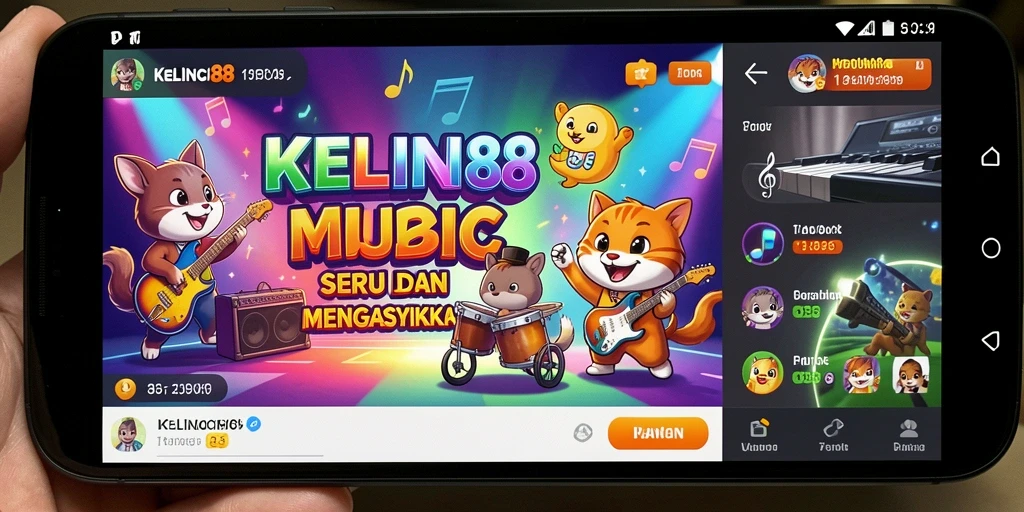 Tampilan gameplay KELINCI88 yang menarik dengan musik yang menghibur.
