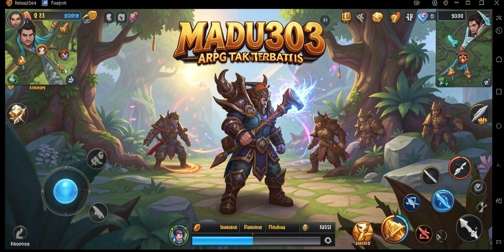 Tampilan gameplay seru di dunia ARPG MADU303.