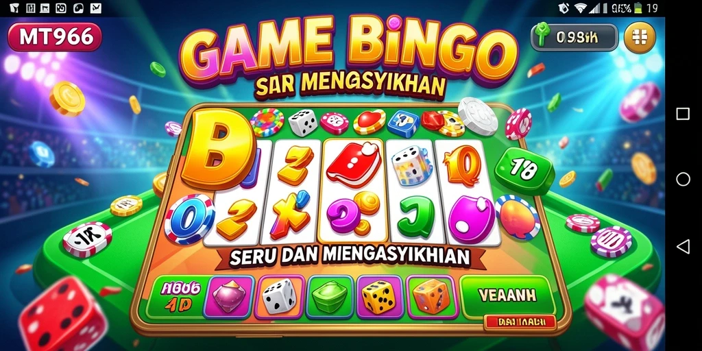 Tampilan gameplay Bingo yang seru dan interaktif.