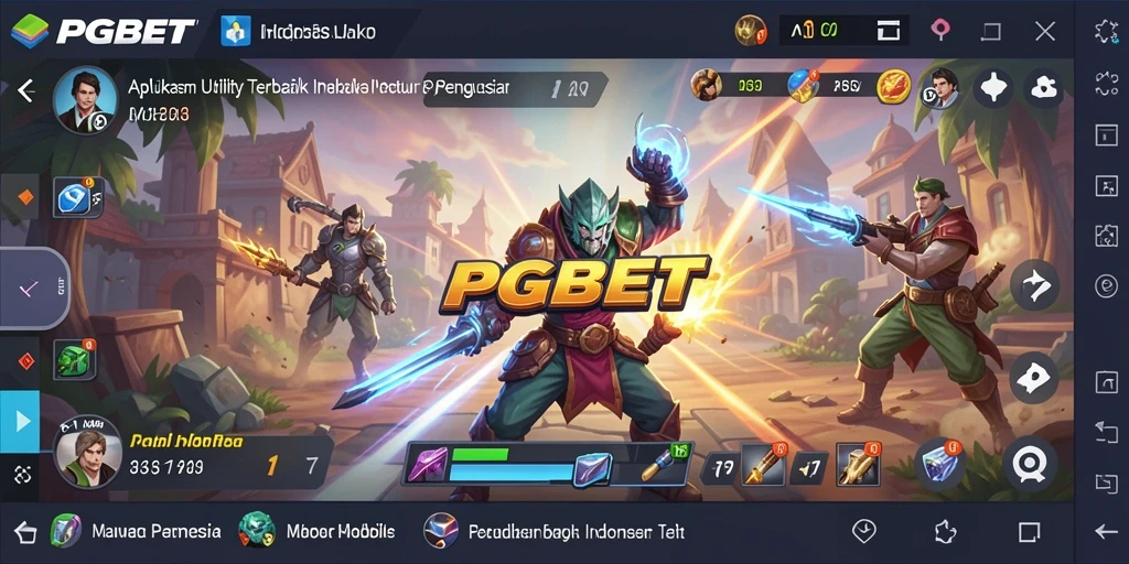 Tampilan antarmuka PGBET yang sederhana dan mudah dipahami.