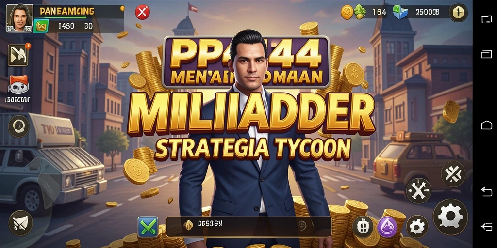 Tampilan gameplay PP444 dengan berbagai aktivitas manajerial yang menarik.