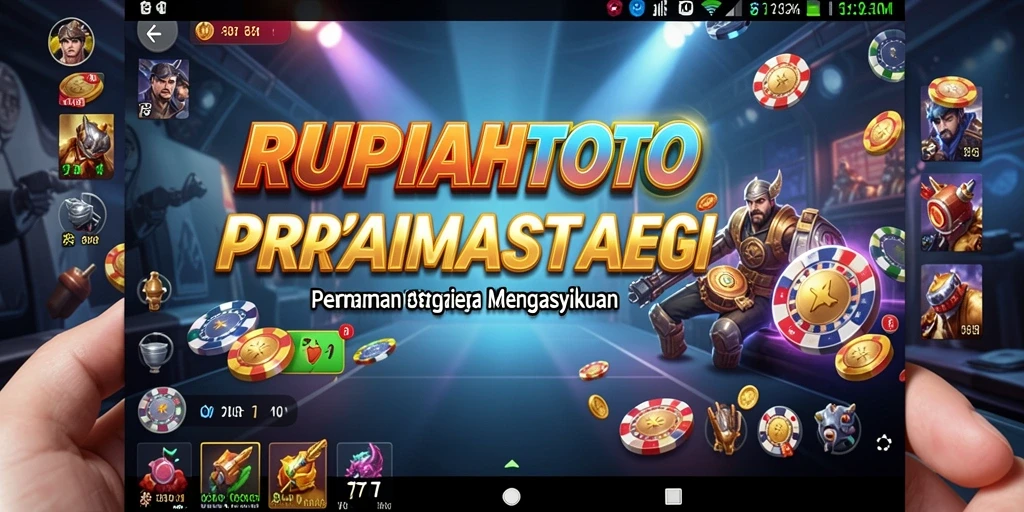Tampilan gameplay strategi dalam permainan RUPIAHTOTO yang mendebarkan.