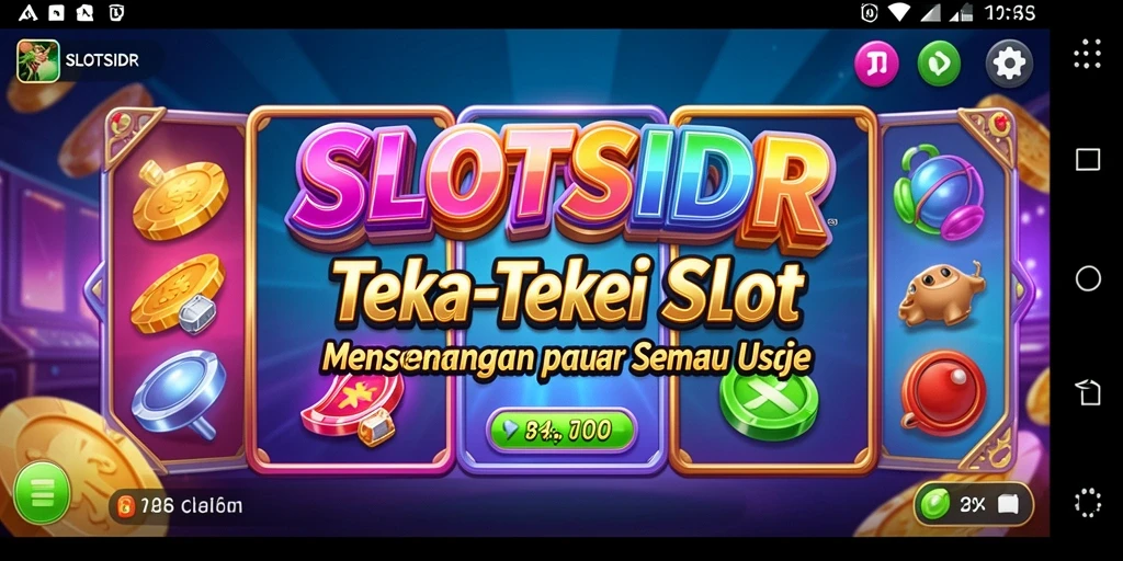 Screenshot gameplay SLOTSIDR menampilkan tantangan menarik dalam puzzle.