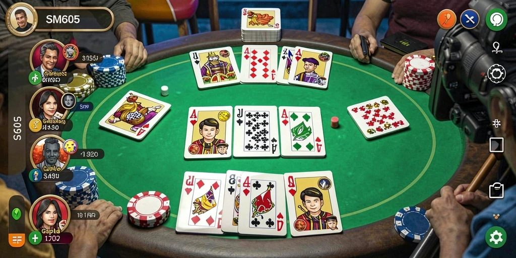 Tampilan gameplay Gaple yang menarik dan interaktif.