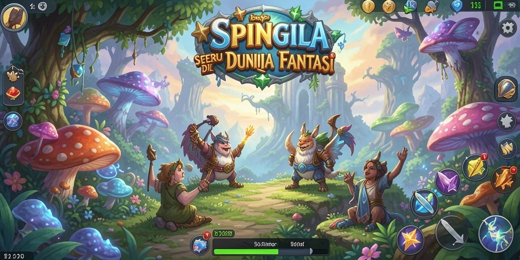 Tampilan menarik dari gameplay SPINGILA yang penuh petualangan.